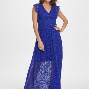 DKNY maxi dress royal blue NWT $129 size 6